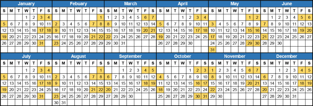 2021 Standard Possession Calendar Texas | Calendar 2021